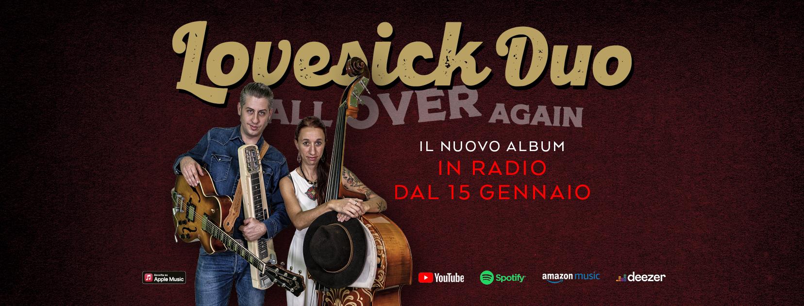 Header del nuovo album dei Lovesick Duo