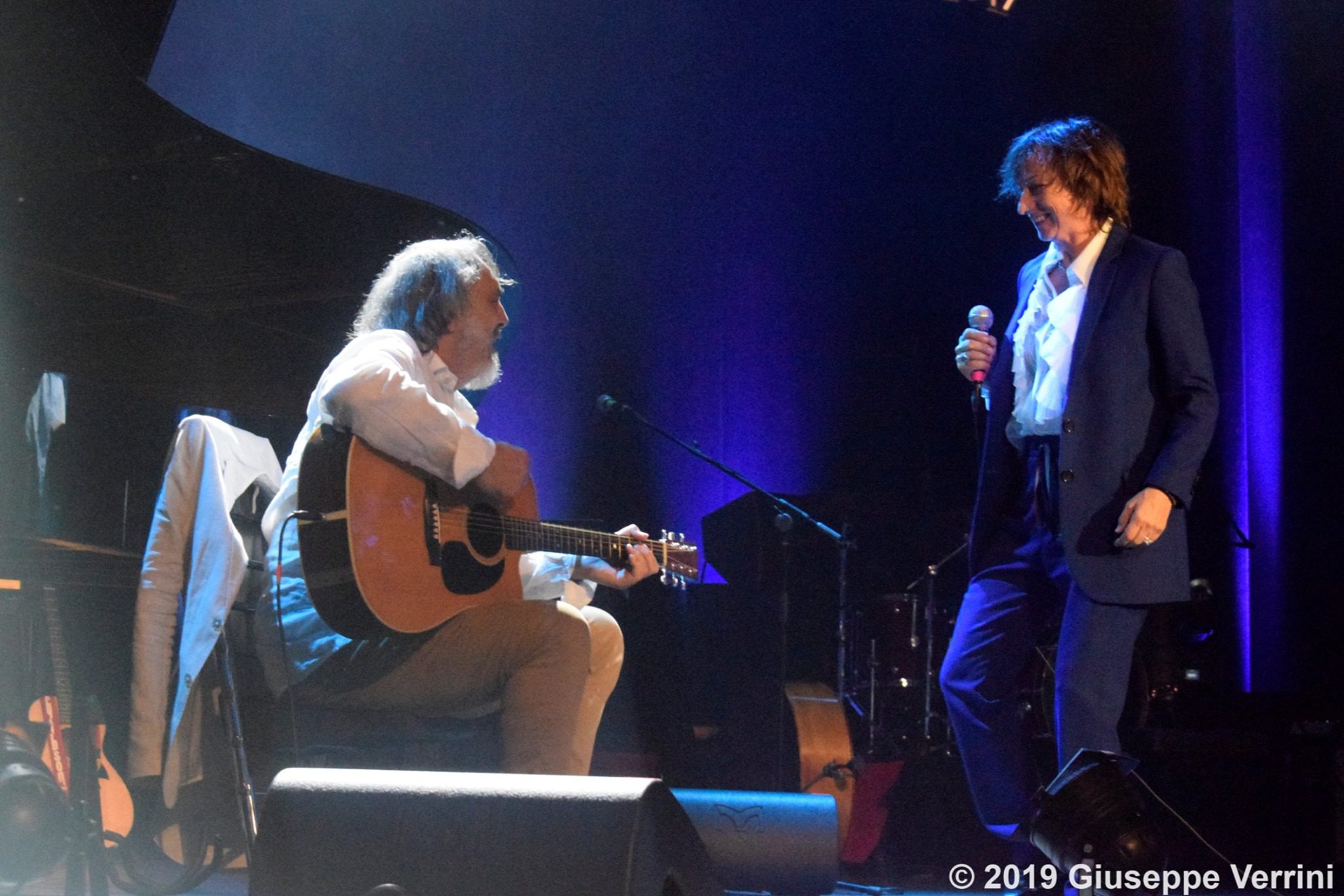 Mauro Paoluzzi e Gianna Nannini Live – Foto di Giuseppe Verrini