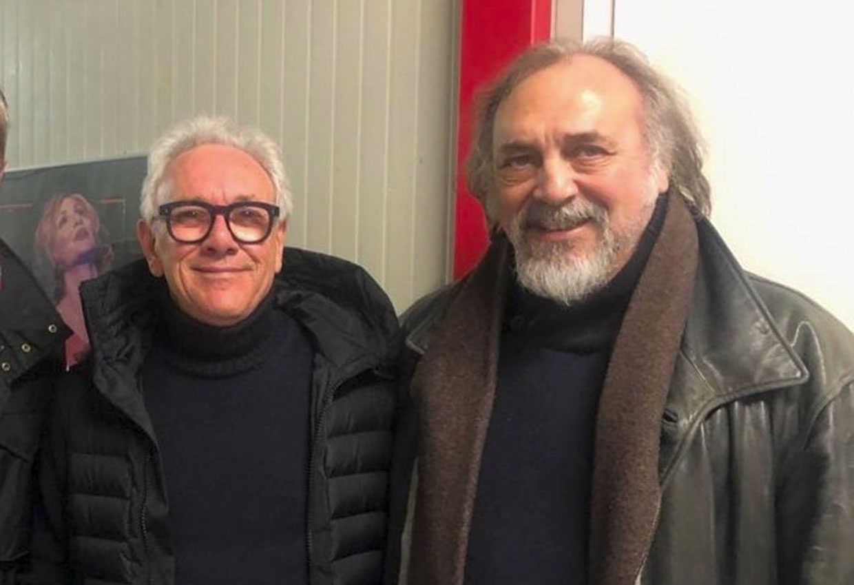 Mauro Paoluzzi e Trevor Horn – Foto archivio Mauro Paoluzzi
