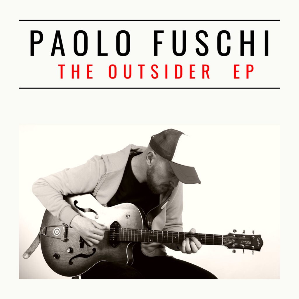 Copertina di "Outsider" il nuovo EP di Paolo Fuschi
