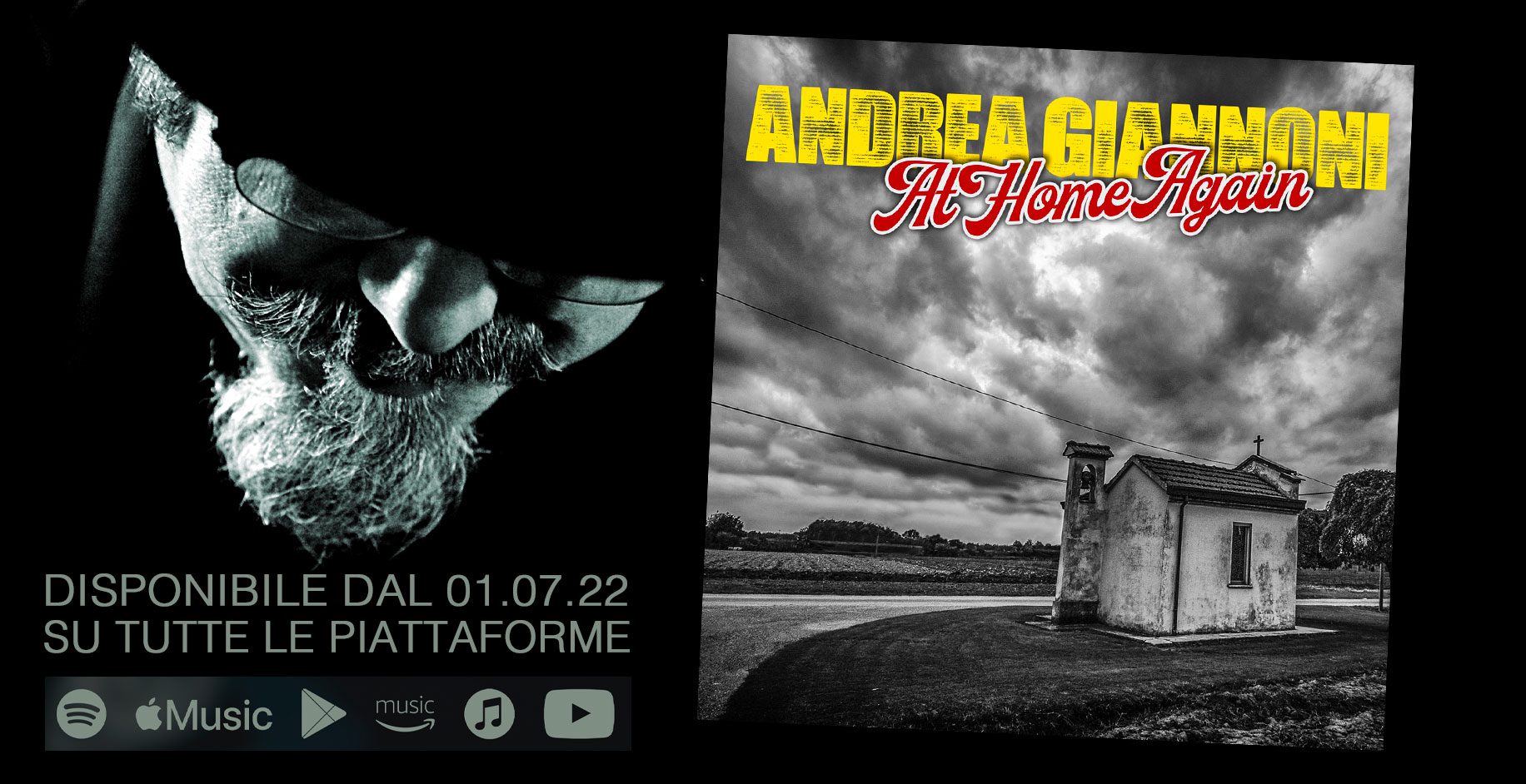 Andrea Giannoni esce il nuovo album 'At Home Again'