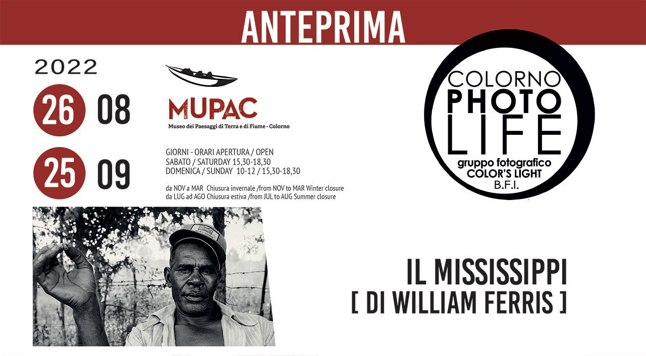 Al Colorno Photo Life 2022 la mostra di William Ferris sul Mississippi