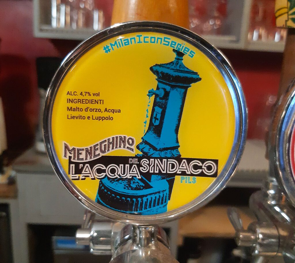 Birra l'acqua del sindaco_solo a Il Meneghino di Milano