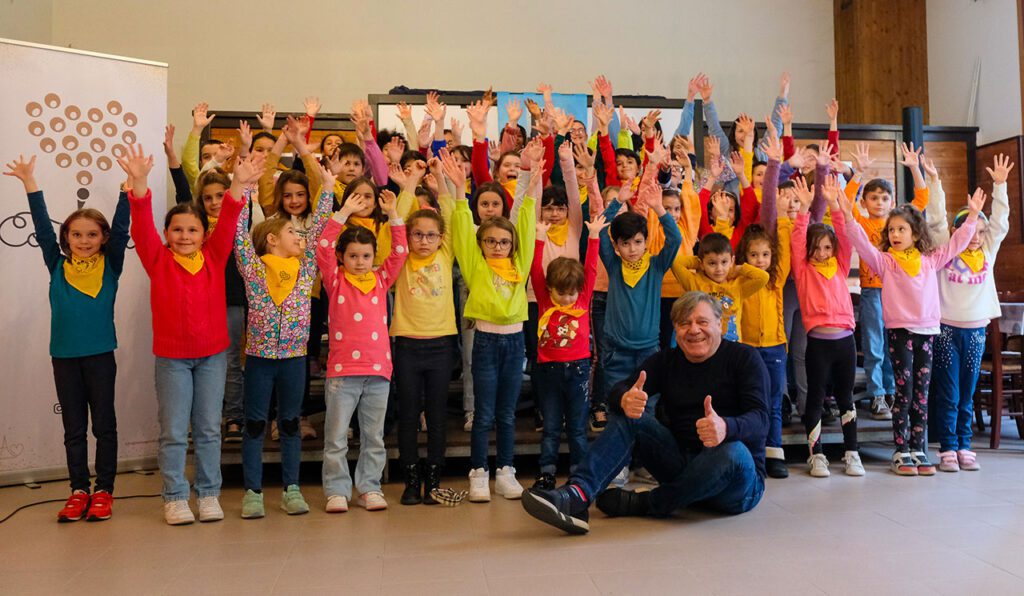 Beppe Carletti dei Nomadi col Corodoro a Legnago