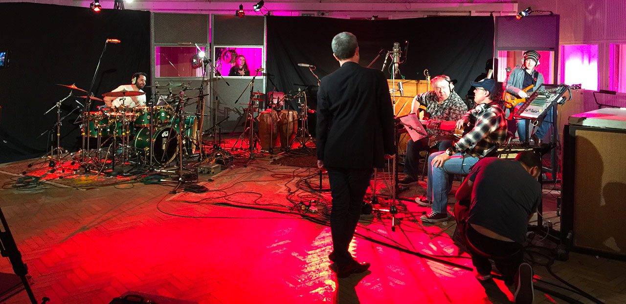 Moreno Buttinar in studio Abbey Road di Londra