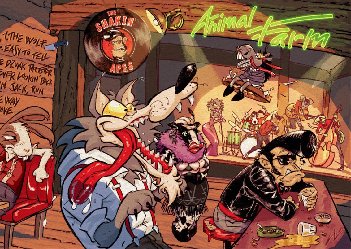 The Shakin' Apes fuori con Animal Farm