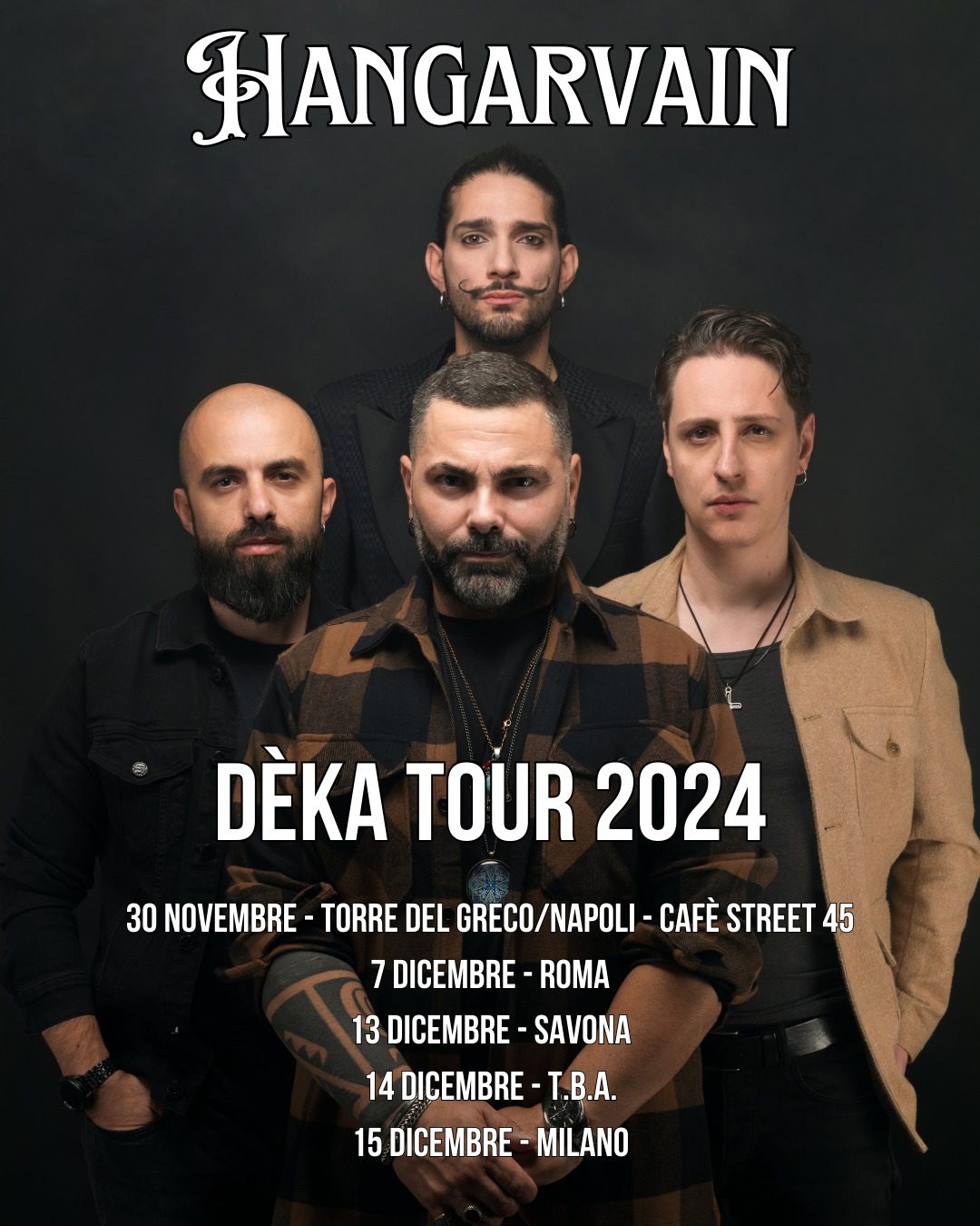 Hangarvain concerti dicembre 2024