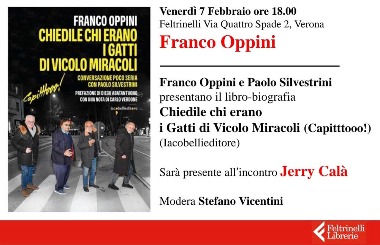I Gatti di Vicolo Miracoli_evento Feltrinelli Verona