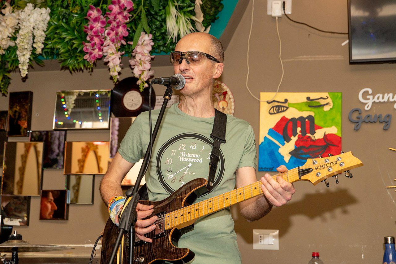 Marco Frattini runner e musicista