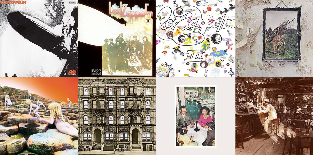 Led Zeppelin gli album in studio