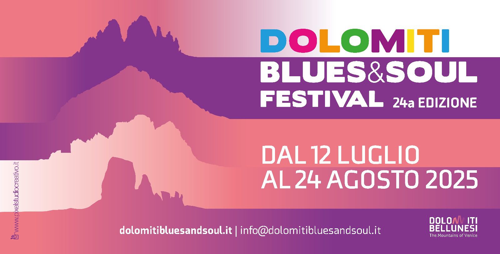 DOLOMITI BLUES&SOUL FESTIVAL L’EDIZIONE 2025 DAL 12 AL 24 AGOSTO SI PREANNUNCIA ALL’INSEGNA DELLA SOLIDARIETÀ