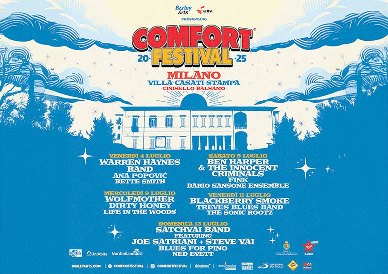 COMFORT FESTIVAL 2025: IL PROGRAMMA COMPLETO