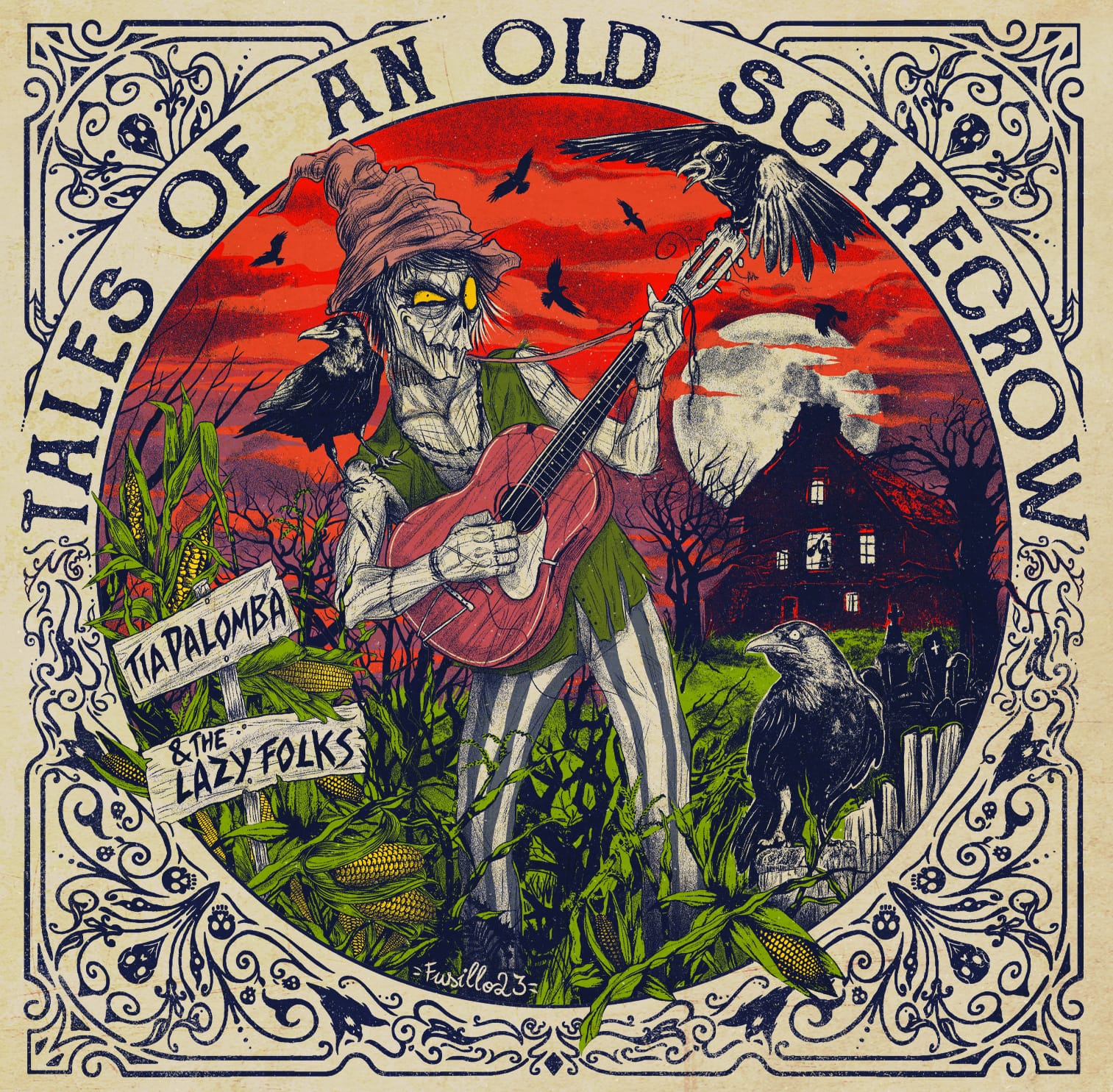 Tia Palomba cover album 'Tales Of An OldScarecrow'