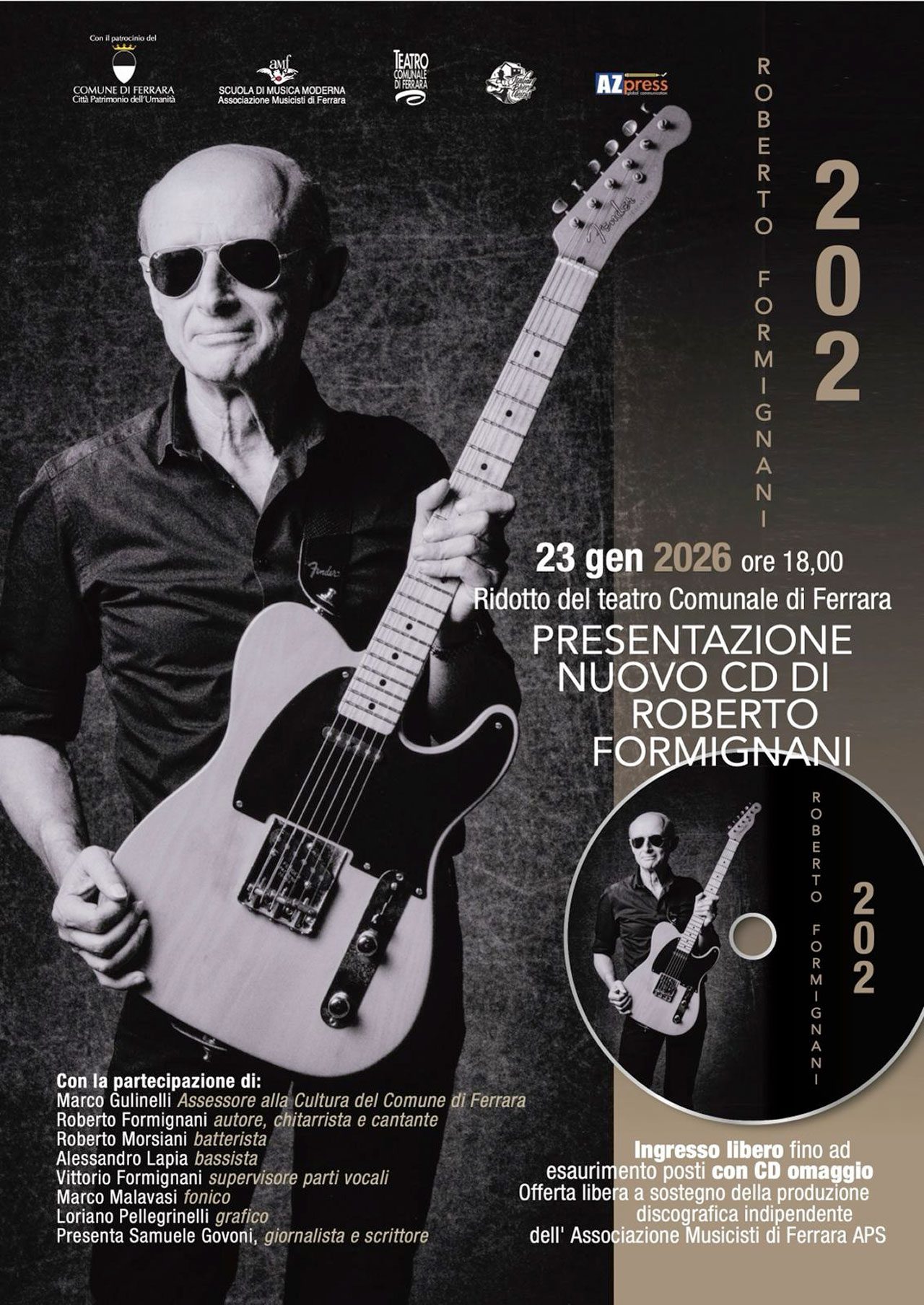 Roberto Formignani_manifesto presentazione album '202'