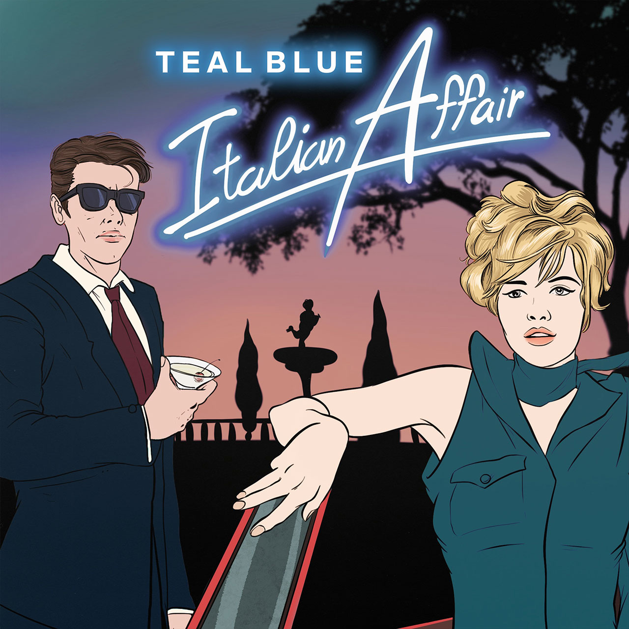I TEAL BLUE PUBBLICANO ‘ITALIAN AFFAIR’,  cover
