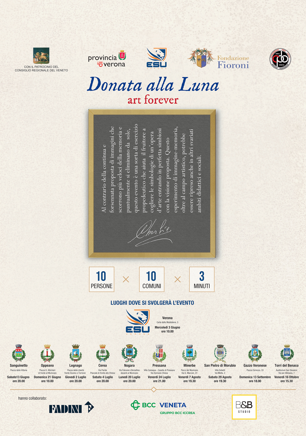 Charlie Donata alla luna Manifesto
