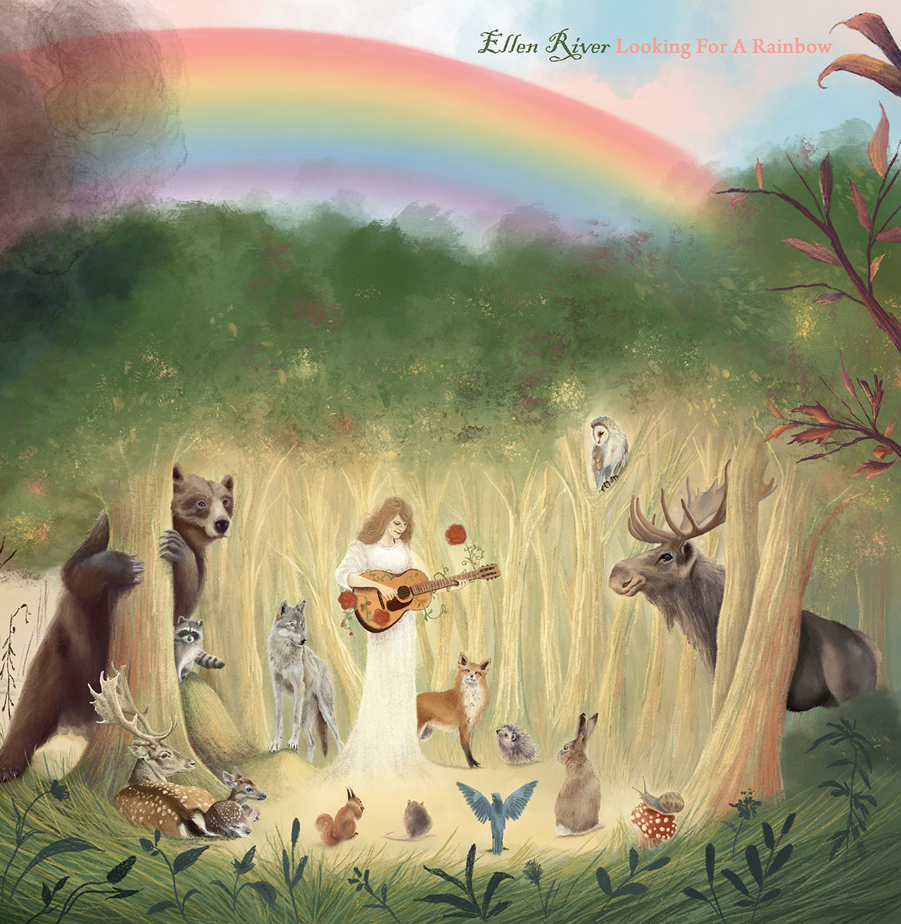 Ellen River "Looking For A Rainbow" artwork by Giulia Astrid Imbrogli